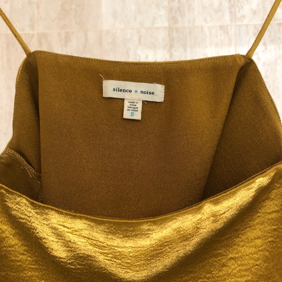 Urban Outfitters Cropped Satin Tank (Small) - Picture 5 of 5